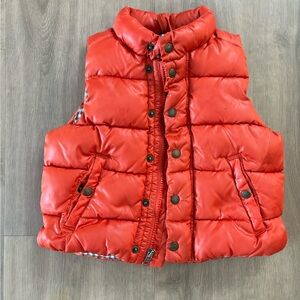 Baby Gap Unisex Puffer Vest in Orange